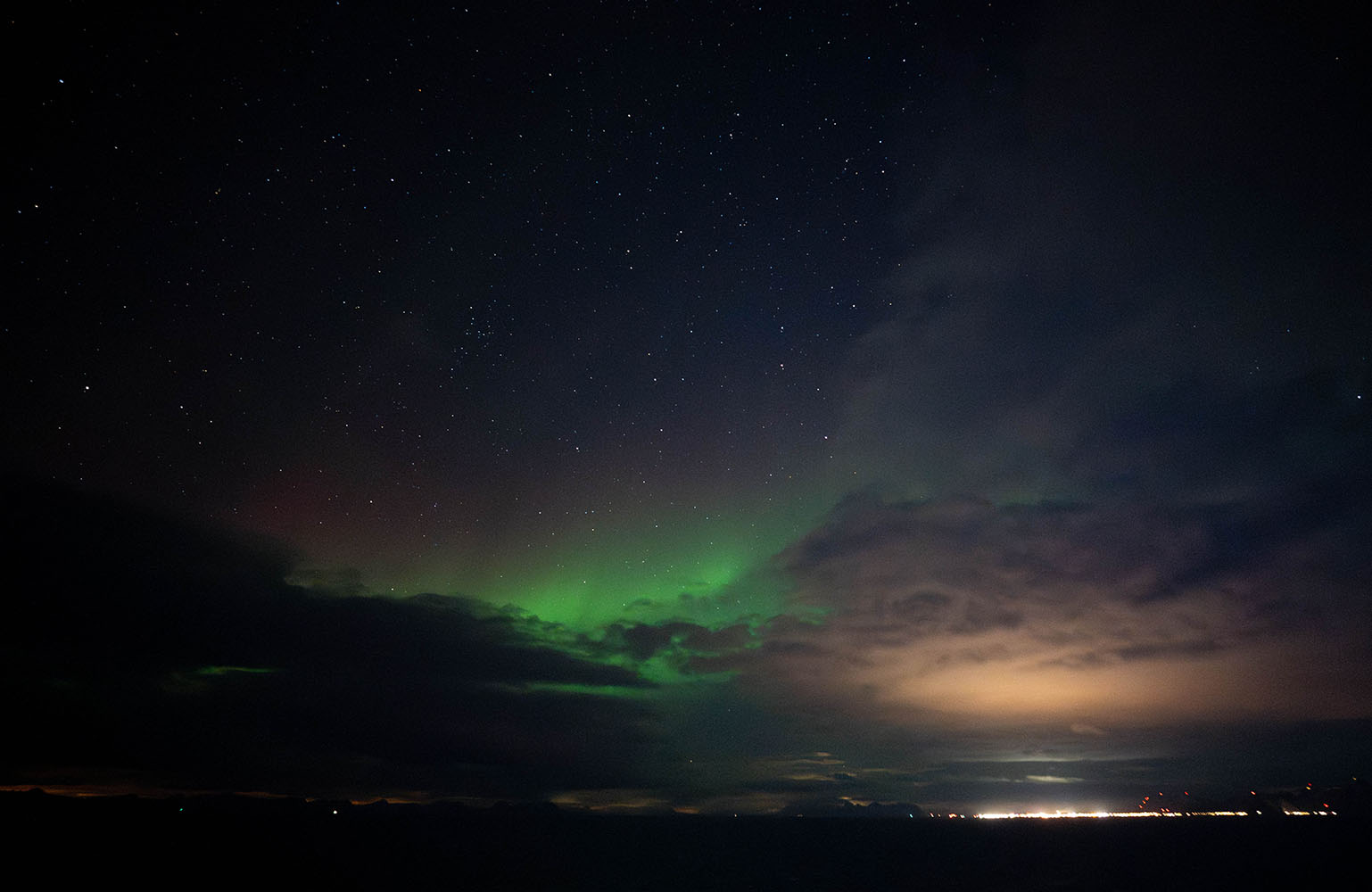 Polarlichter AIDAsol Winter im Hohen Norden nahe Tromsø, Norwegen
