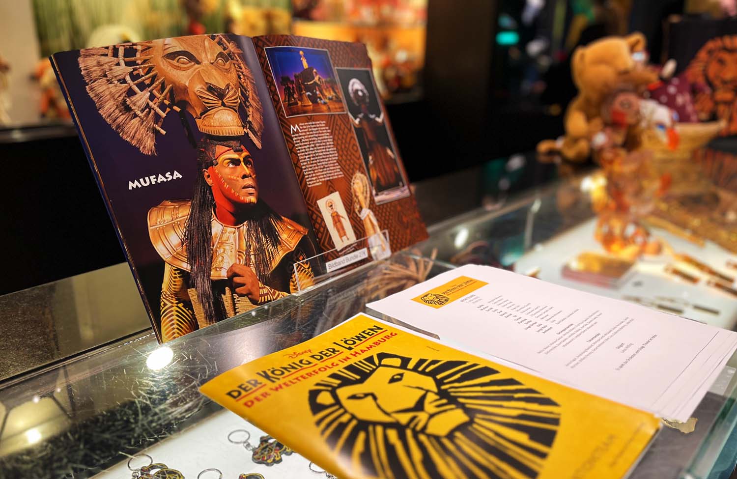 Musical Der König der Löwen Shop Hamburg