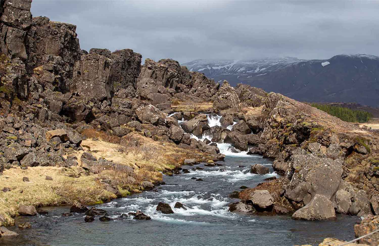 Wandern im Thingvellir Nationalpark