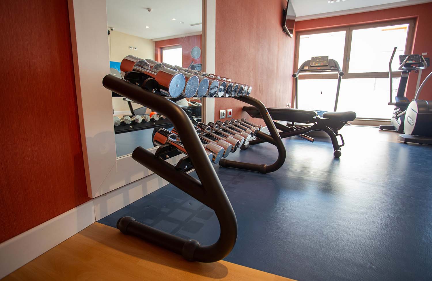 Hampton by Hilton Rome East Fitness-Raum