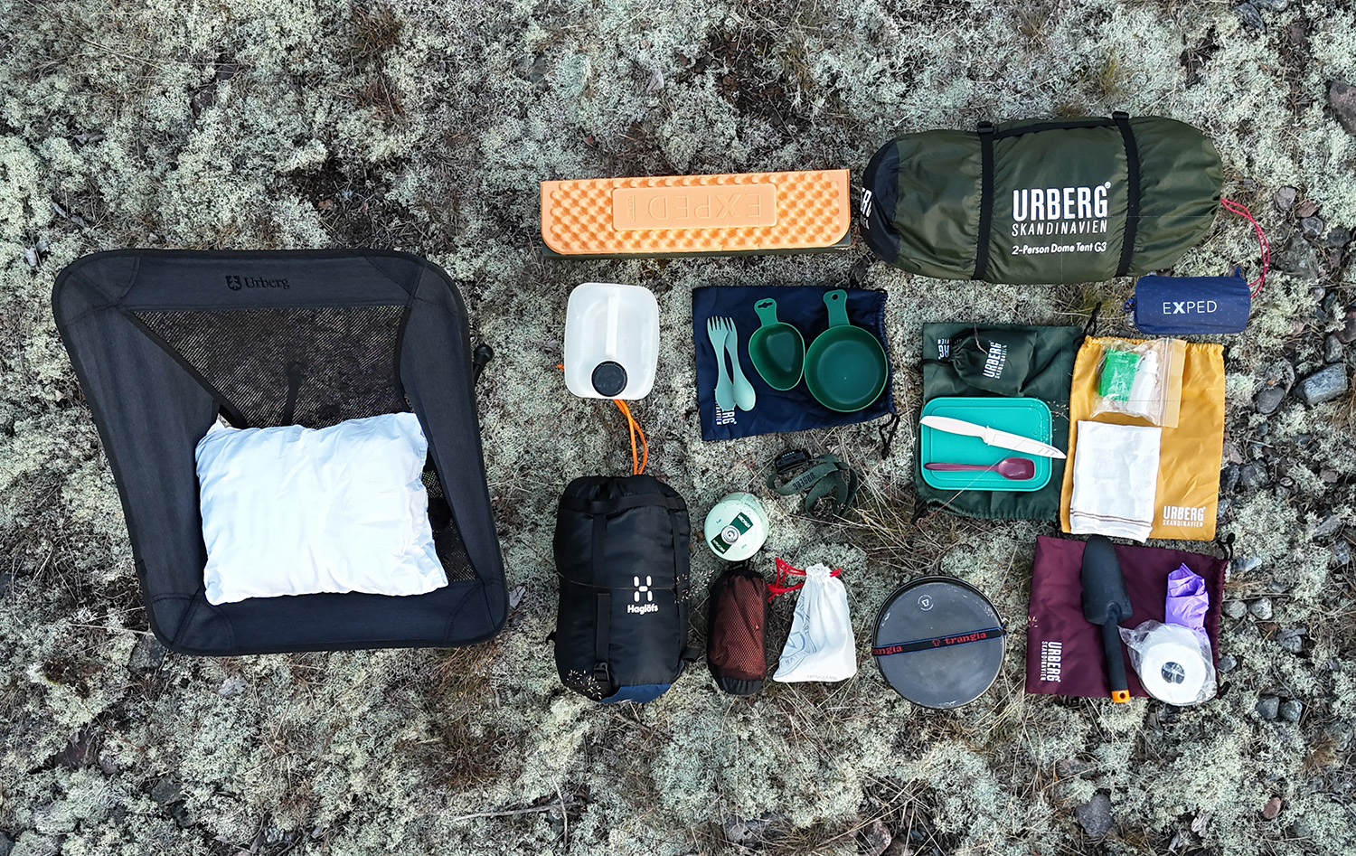 Ausrüstung zum Wildcamping von The Kayak Trail