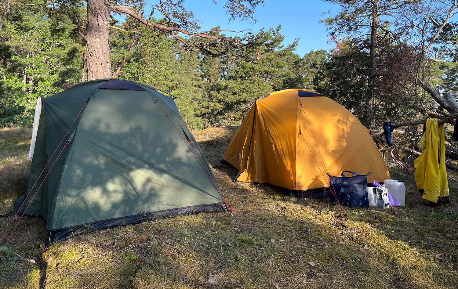 The Kayak Trail in Schweden: Zelt